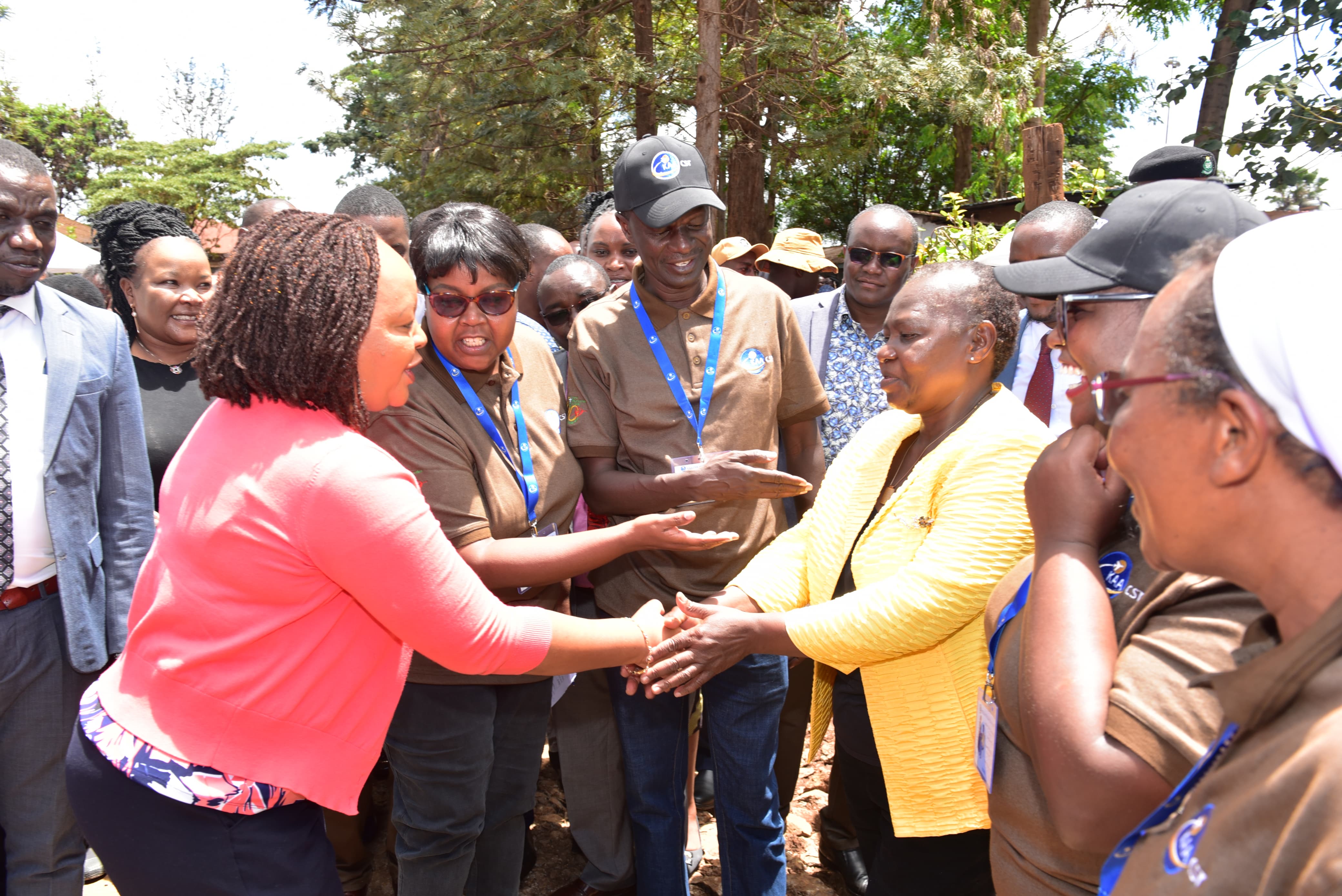 Governor Waiguru launches a free medical camp at Kimbimbi Sub-County Hospital.